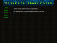 Tablet Screenshot of johnnylml.com